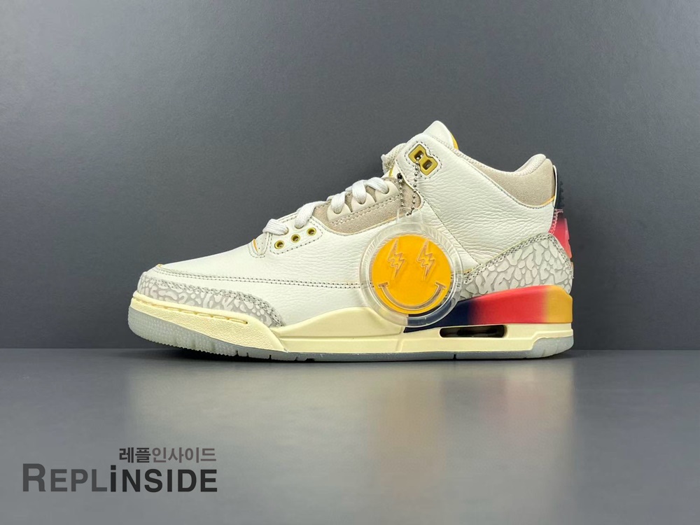 제이 발빈 x 에어조던3 메데인 선셋 FN0344-901, 제이발빈, 에어조던3, 메데인선셋, 레플리카스니커즈, 스니커즈 실물 리뷰, 스트릿 패션
