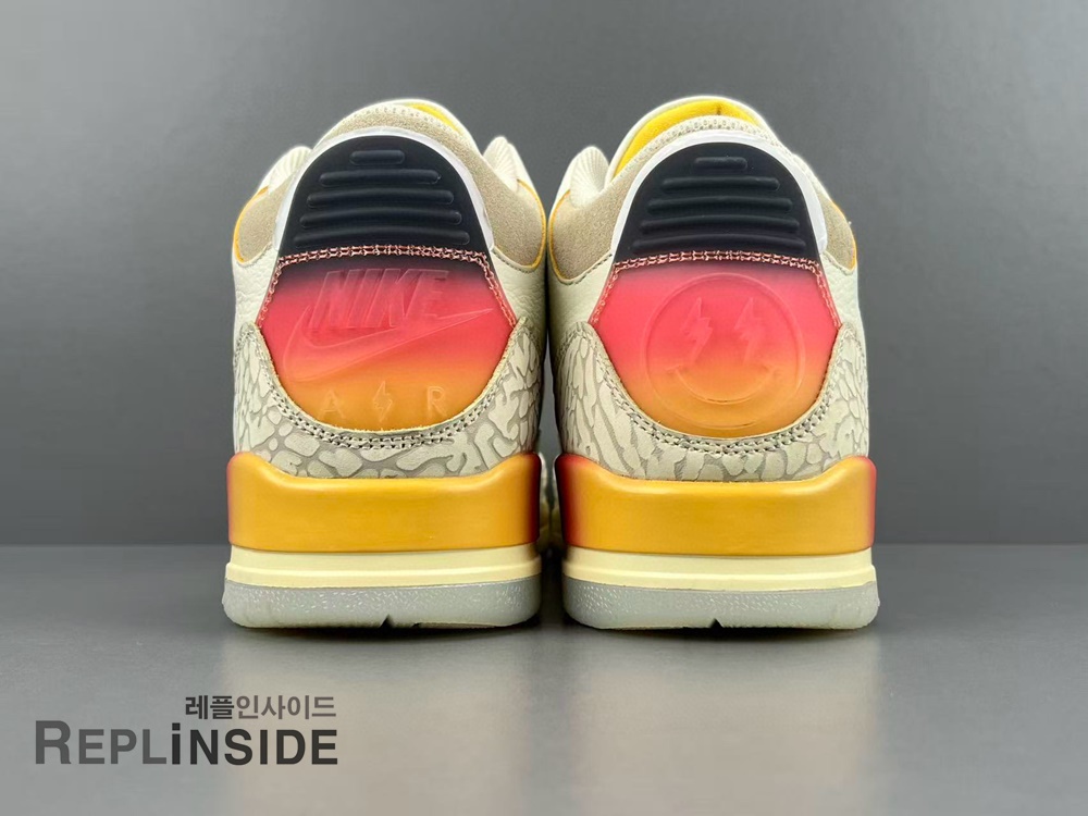 제이 발빈 x 에어조던3 메데인 선셋 FN0344-901 상단, 제이발빈, 에어조던3, 메데인선셋, 레플리카스니커즈, 스니커즈 리뷰