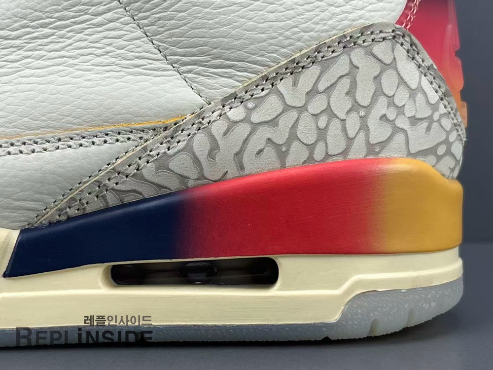 제이 발빈 x 에어조던3 메데인 선셋 FN0344-901 신발끈컷, 제이발빈, 에어조던3, 메데인선셋, 레플리카스니커즈, 스트릿룩, 실물 리뷰