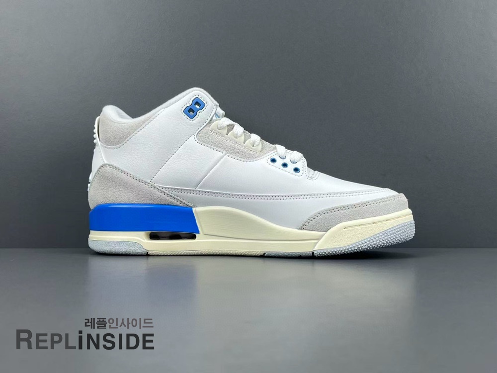에어조던3 레트로 트루 앤 코퍼 CT8532-148 측면, 에어조던3, 트루앤코퍼, 레트로 스니커즈, 레플리카 운동화, 실물컷