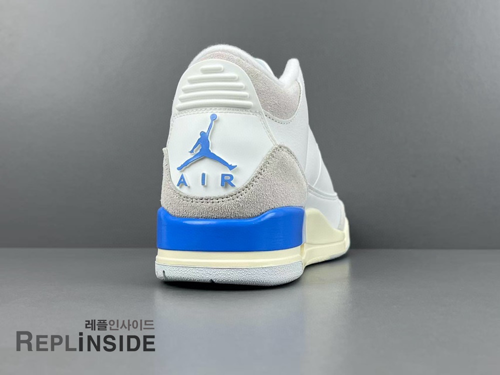 에어조던3 레트로 트루 앤 코퍼 CT8532-148 신발끈 디테일, 에어조던3, 트루앤코퍼, 레트로 스니커즈, 레플리카스니커즈, 고퀄리티 스니커즈