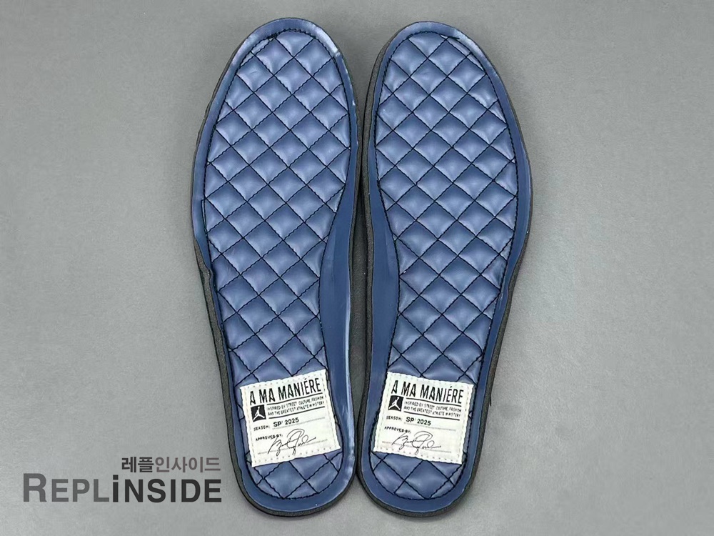 아 마 마니에르 x 나이키 에어조던3 OG SP 디퓨즈드 블루 HV8571-100 측면 디테일, 아마마니에르, 나이키, 에어조던3, OG, 디퓨즈드블루, 레플리카스니커즈, 스트릿 패션