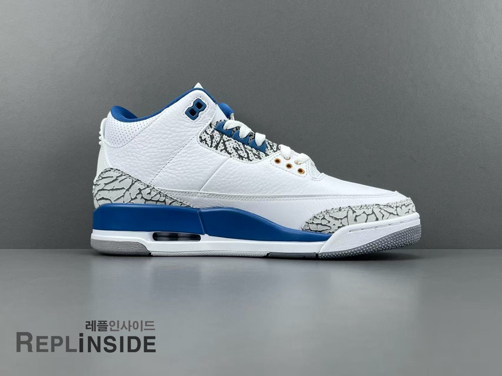에어조던3 레트로 트루 앤 코퍼 CT8532-148 측면, 나이키, 에어조던3, 트루앤코퍼, 레플리카 운동화, 실물컷