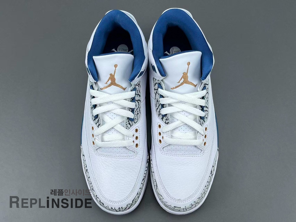 에어조던3 레트로 트루 앤 코퍼 CT8532-148 밑창 디테일, 나이키, 에어조던3, 트루앤코퍼, 레플리카운동화, 프리미엄 스니커즈