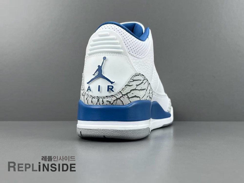 에어조던3 레트로 트루 앤 코퍼 CT8532-148 신발끈 디테일, 나이키, 에어조던3, 트루앤코퍼, 레플리카스니커즈, 고퀄리티 스니커즈