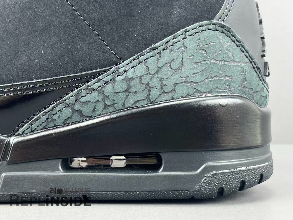 에어조던3 하이 블랙 캣 CT8532-001 신발끈컷, 나이키, 에어조던3, 블랙캣, 레플리카스니커즈, 스트릿룩, 실물 리뷰