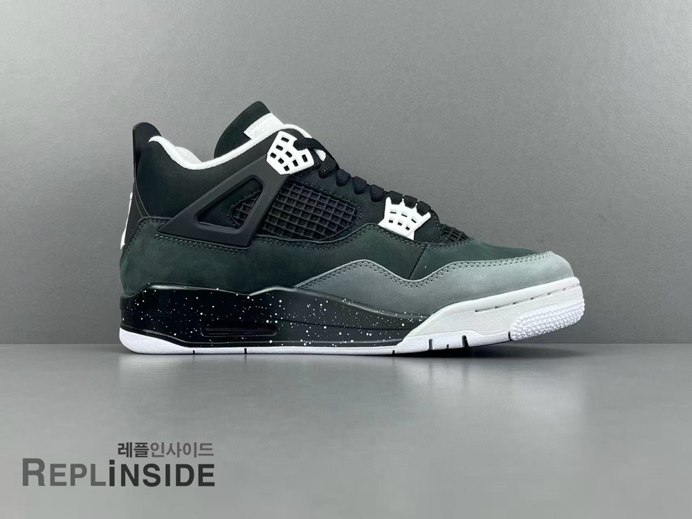 에어조던4 레트로 피어 2024 FQ8138-002 측면, AJ4, 레트로 피어, 레플리카 운동화, 스트릿룩, 스니커즈 실물컷