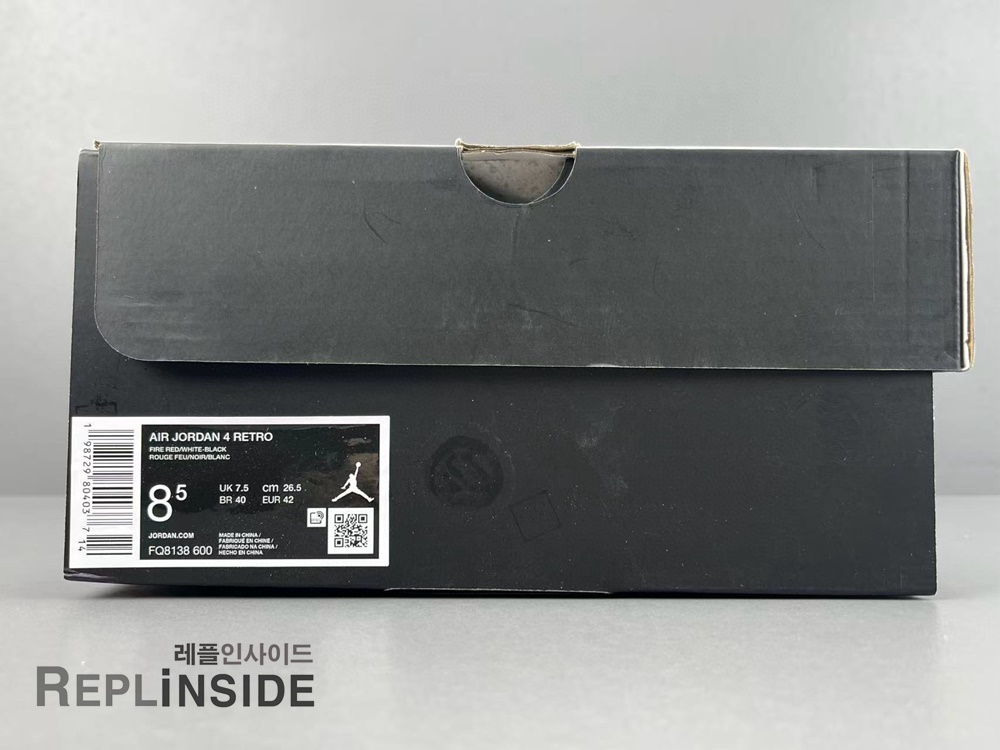 레플리카 명품 [AIR JORDAN] 에어조던4 토로 브라보 FQ8138-600 남성용 (LJR공장) - 전체 실사