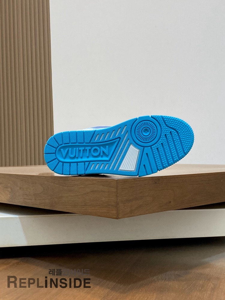 레플리카 명품 [LOUIS VUITTON] 루이비통 LV 트레이너 스니커즈 남녀공용 - 전체 실사