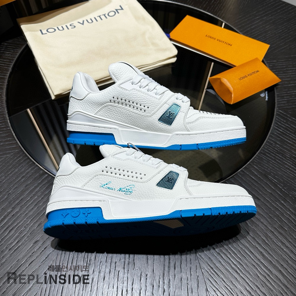 레플리카 명품 LOUIS VUITTON 루이비통 LV 트레이너 스니커즈 남성용 - 택 실사
