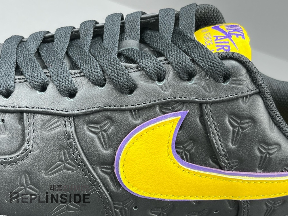 Nike x Kobe Air Force 1 Low QS Black Varsity Maze HV5122-001, 레플리카스니커즈, 레플리카운동화, 레플리카스캇, AF1, 남성운동화, 실사, 착샷, 인기, 리셀, 구매, 리뷰