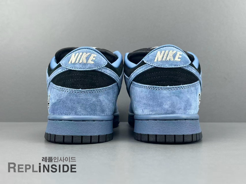 나이키 x 슈프림 SB 덩크 로우 오션 포그 HQ8487-400 상단, 나이키 SB, 슈프림, 덩크로우, 레플리카스니커즈, 스니커즈 리뷰