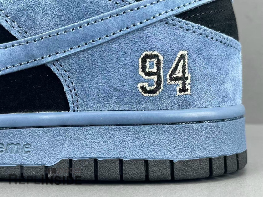 나이키 x 슈프림 SB 덩크 로우 오션 포그 HQ8487-400 신발끈컷, 나이키 SB, 슈프림, 덩크로우, 레플리카스니커즈, 스트릿룩, 실물 리뷰