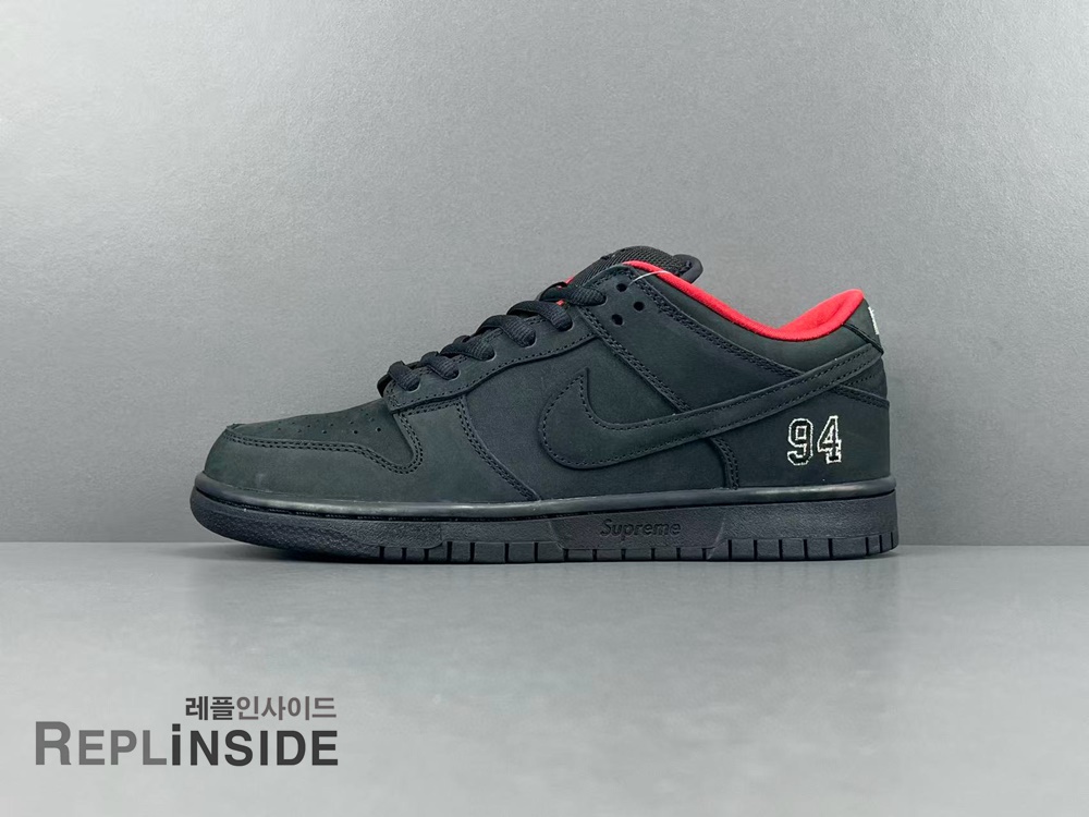 나이키 x 슈프림 SB 덩크 로우 블랙 HQ8487-001, 나이키 SB, 슈프림, 덩크로우, 레플리카스니커즈, 스니커즈 실물 리뷰, 스트릿 패션