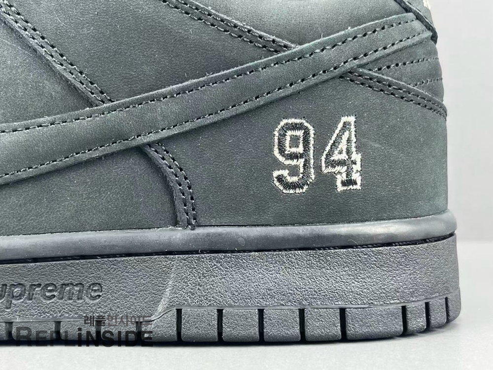 나이키 x 슈프림 SB 덩크 로우 블랙 HQ8487-001 신발끈컷, 나이키 SB, 슈프림, 덩크로우, 레플리카스니커즈, 스트릿룩, 실물 리뷰