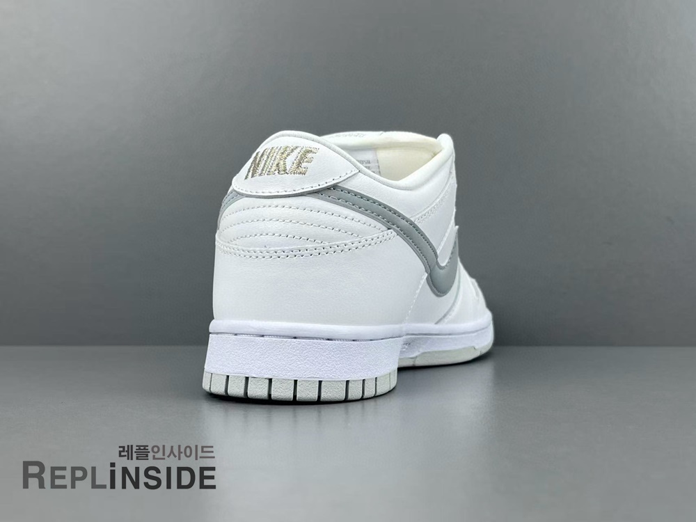 나이키 x 슈프림 SB 덩크 로우 화이트 HQ8487-10 신발끈 디테일, 나이키 SB, 슈프림, 덩크로우, 레플리카스니커즈, 고퀄리티 스니커즈