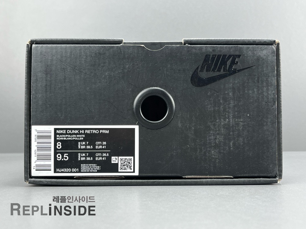 나이키 우탱 클랜 덩크 하이 블랙 앤 폴른 HJ4320-001, 레플리카스캇, 레플리카스니커즈, 레플리카운동화, 덩크, 남성스니커즈, 실사, 착샷, 인기스니커즈, 리셀, 구매, 리뷰