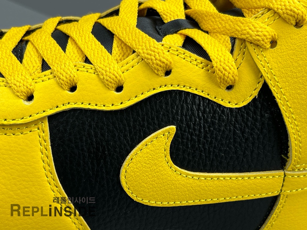 Nike Dunk Wu-Tang Clan High Black & Fallen HJ4320-001, 레플리카스니커즈, 레플리카운동화, 레플리카스캇, Dunk, 남성운동화, 실사, 착샷, 인기, 리셀, 구매, 리뷰