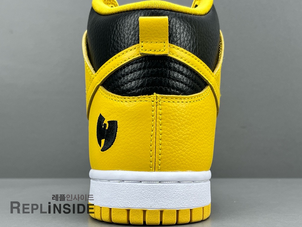 Nike Dunk x Wu-Tang Clan High Black & Fallen HJ4320-001, 레플리카스니커즈, 레플리카운동화, 레플리카스캇, Dunk High, 남성스니커즈, 실사, 착샷, 인기, 리셀, 구매, 리뷰
