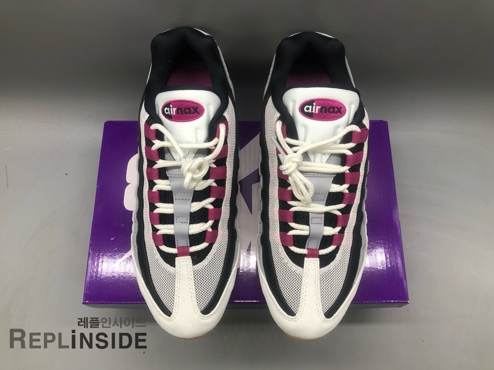 나이키 SB 에어맥스 95 서밋 화이트 HF7545-100 앞코 디테일 실사 | 메쉬 패널 클로즈업 | #레플리카에어맥스95 #레플리카운동화