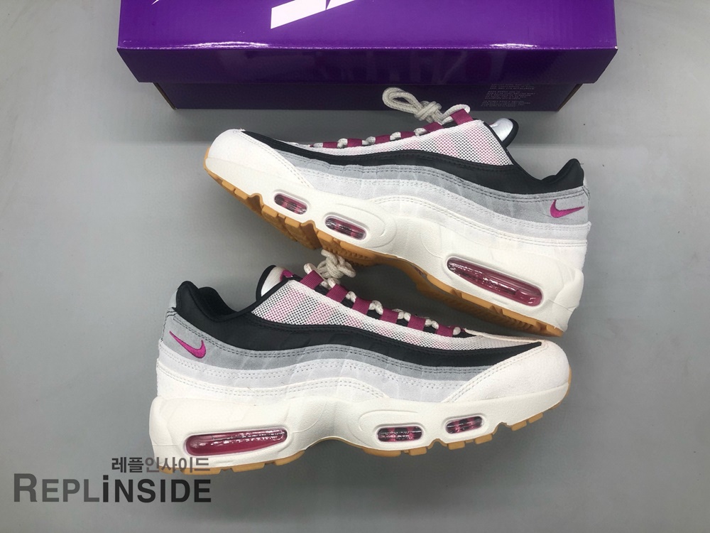 나이키 SB 에어맥스 95 서밋 화이트 앤 캑터스 플라워 HF7545-100 전체 실물 사진 | #레플리카스니커즈 #레플리카나이키운동화