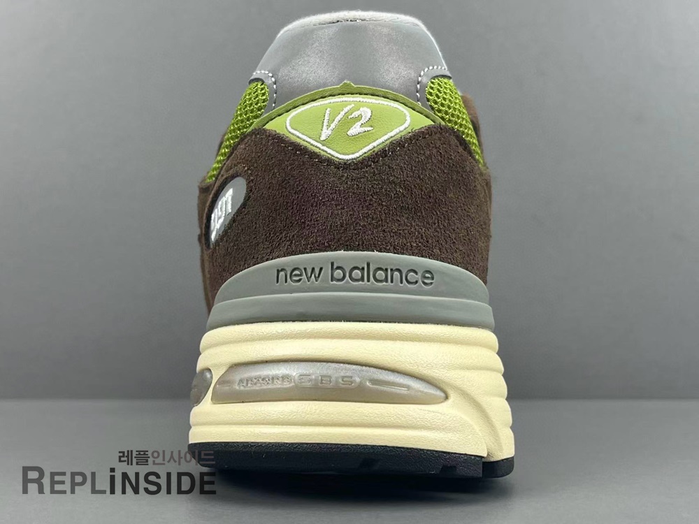 레플리카 명품 [New Balance] 뉴발란스 x 다니엘 카타리 991v2 초콜릿 브라운 피스타치오 U991CK2 남녀공용 - 라벨 실사