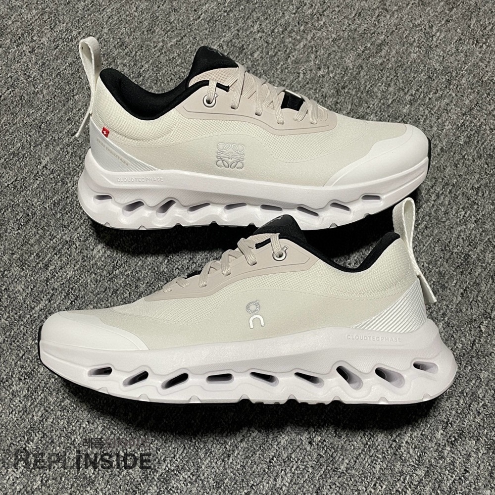 온 러닝 x 로에베 클라우드틸트 2.0, 남녀공용 스니커즈, 레플 스니커즈, 블랙 컬러, 편안한 착용감, 트렌디 러닝화