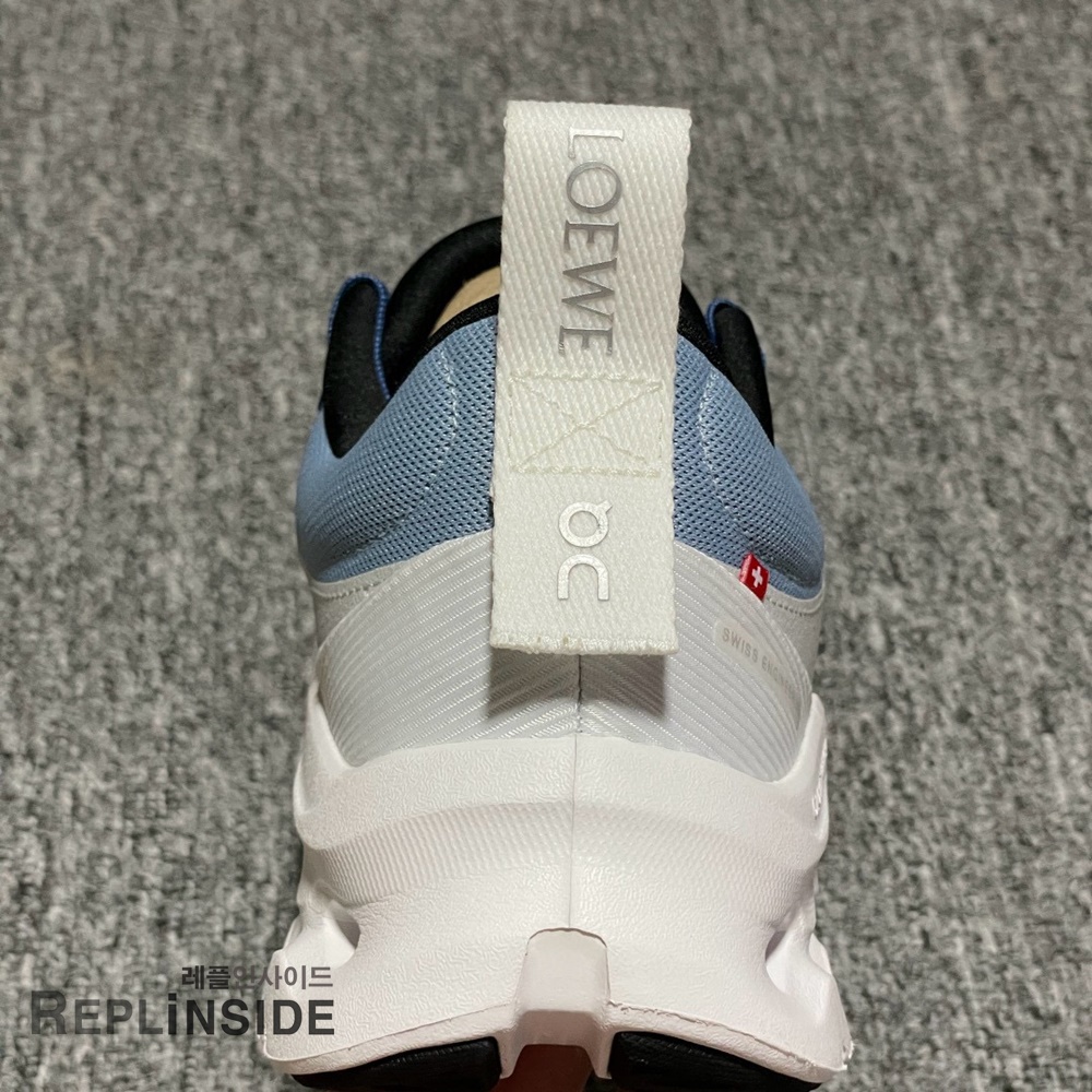 온 러닝 x 로에베 클라우드틸트 2.0, 남녀공용 스니커즈, 레플리카 운동화, 블루 컬러, 데일리 패션 운동화, 편안한 러닝화