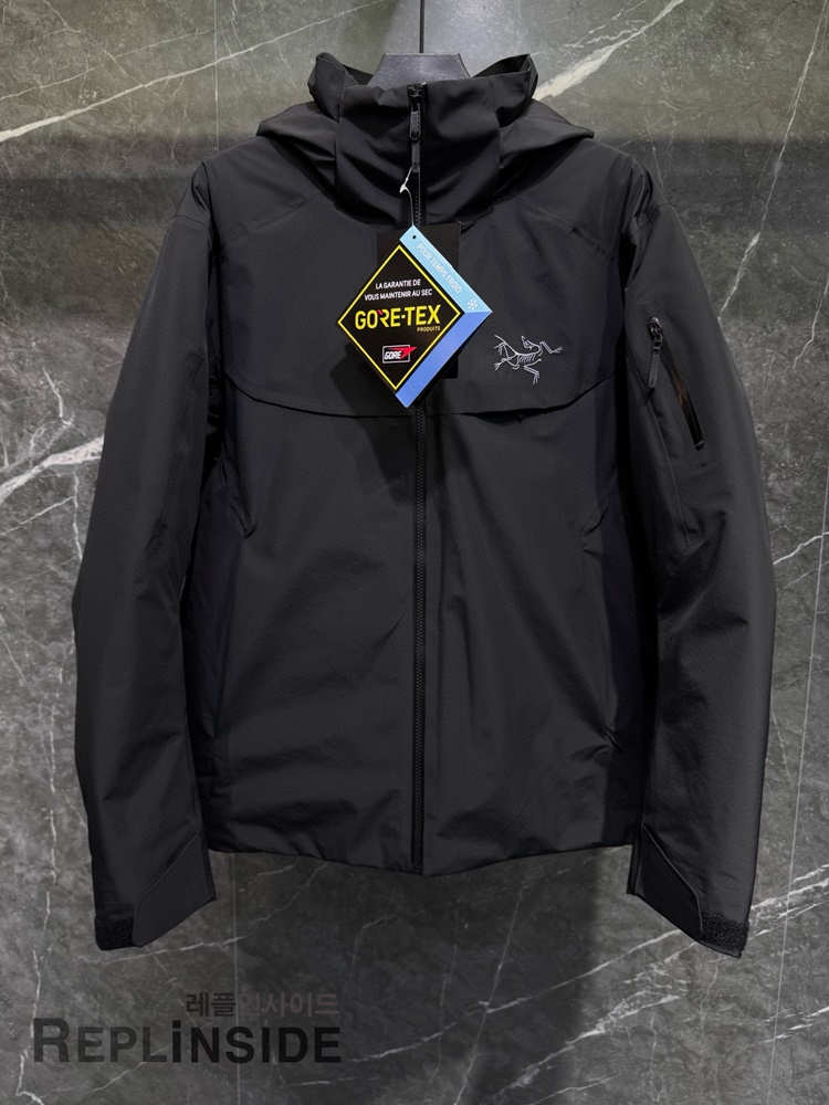 아크테릭스 MACAI 마카이 재킷 고어텍스 구스다운 블랙 | Arcteryx Macai 남성 패딩 | 프리미엄 아우터 #아크테릭스패딩 #MACAI재킷 #구스다운패딩 #레플리카패딩