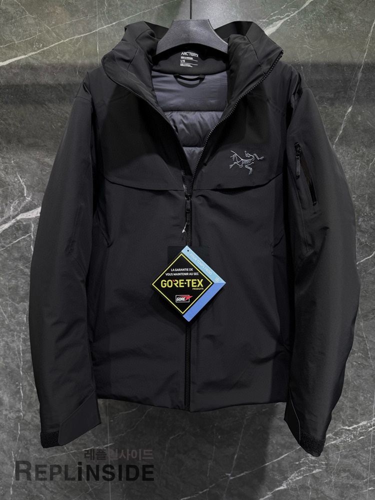 아크테릭스 MACAI 지퍼 디테일 | Arcteryx Macai 남성 구스다운 패딩 | 프리미엄 하드웨어 #아크테릭스지퍼 #MACAI하드웨어 #레플아우터 #겨울패딩추천