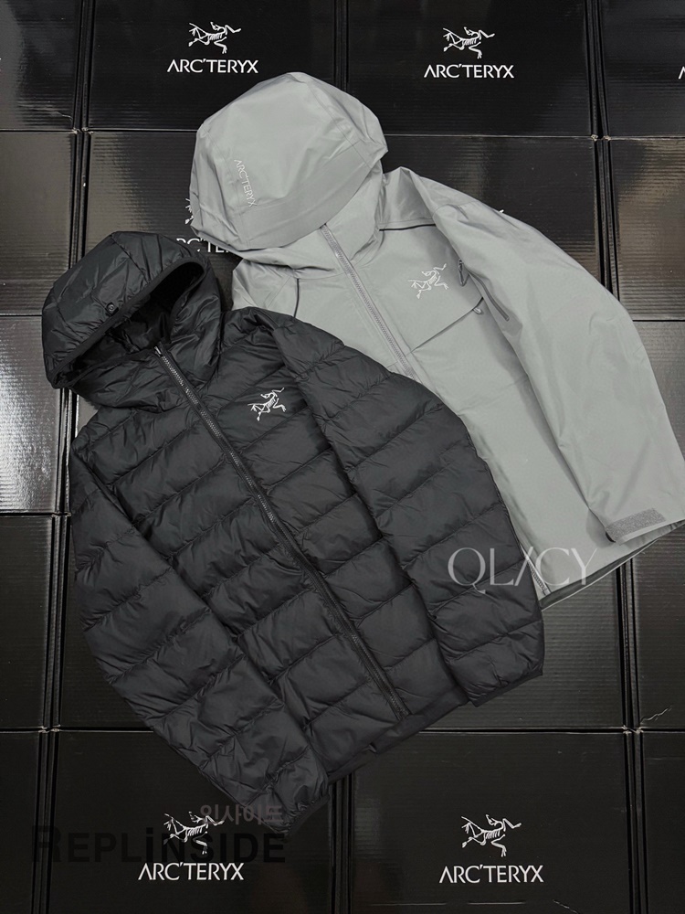 아크테릭스 마카이 재킷 MACAI 그레이 사이드 실물 | 프리미엄 다운 충전재 | #레플아크테릭스패딩 #레플패딩추천