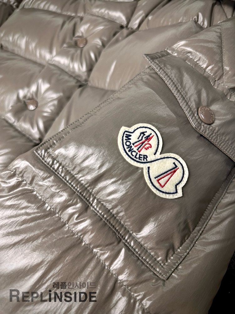 몽클레어 마야70 패딩 내부 안감 디테일 실사, 고급 소재 사용, #몽클레어안감 #레플고퀄패딩 #마야70레플리카