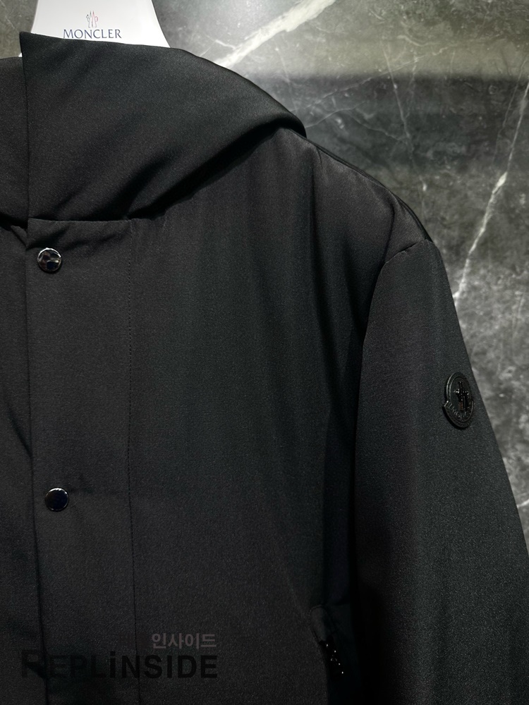 몽클레어 Fowey 포위 리버서블 다운 패딩 실사 리뷰 레플리카 패션 코디룩