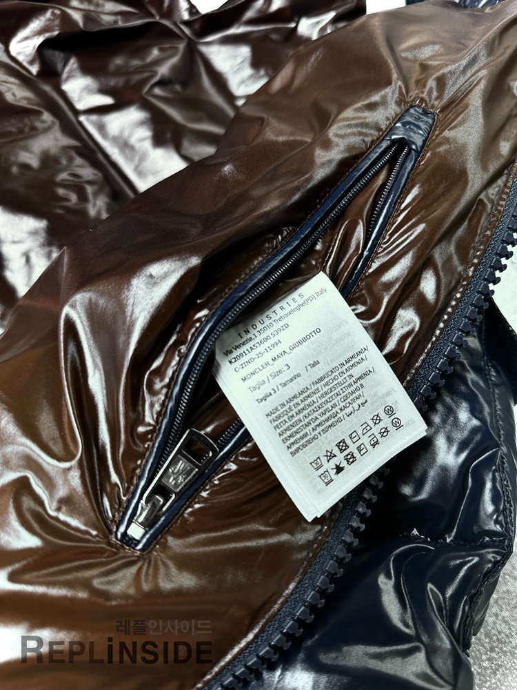 몽클레어 MAYA 패딩 상세컷 | Moncler Maya 남성용 패딩 디테일 | 실사 검품 이미지 | 하이퀄리티 #몽클레어디테일 #MAYA실사 #레플리카패딩 #프리미엄레플 #겨울아우터