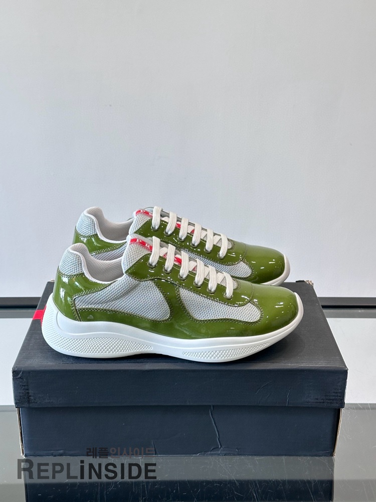 레플리카 명품 [PRADA] 프라다 아메리카 컵 스니커즈 남성용 - 앞면 실사