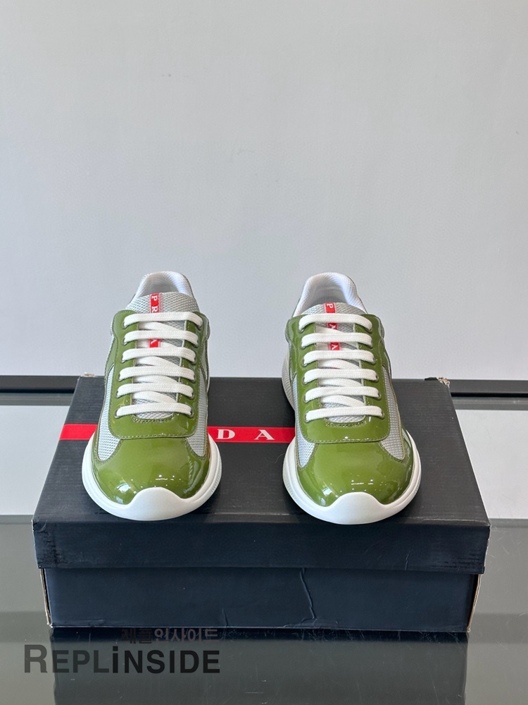 레플리카 명품 [PRADA] 프라다 아메리카 컵 스니커즈 남성용 - 옆면 실사