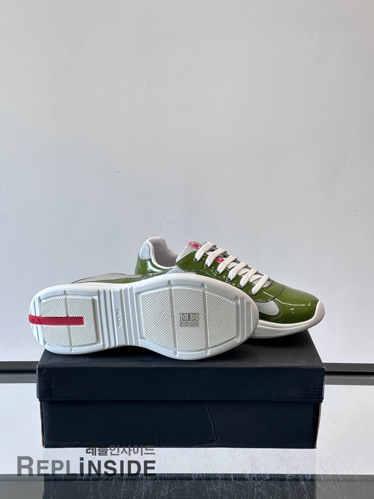 레플리카 명품 [PRADA] 프라다 아메리카 컵 스니커즈 남성용 - 전체 실사