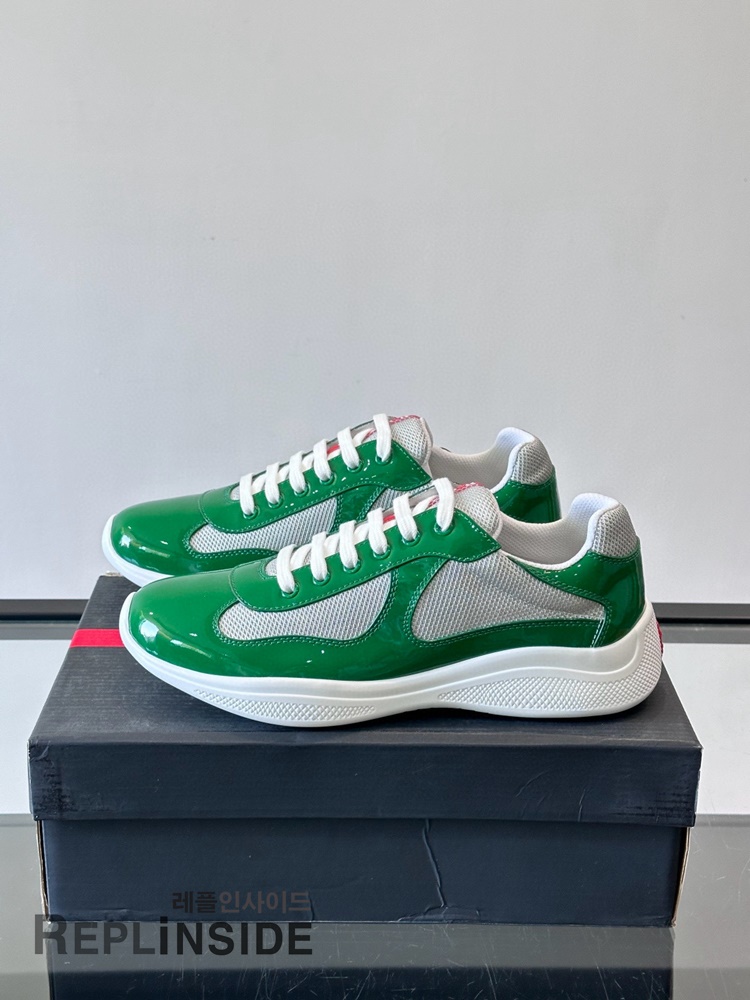 레플리카 명품 [PRADA] 프라다 아메리카 컵 스니커즈 남성용 - 뒷면 실사