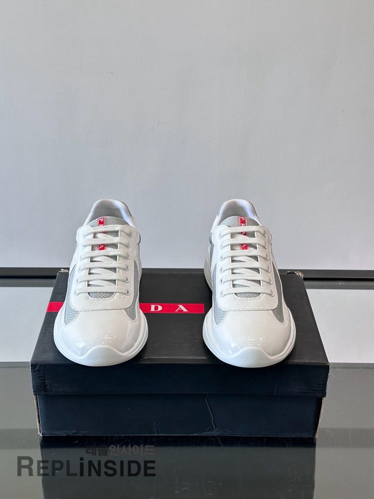 레플리카 명품 [PRADA] 프라다 아메리카 컵 스니커즈 남성용 - 옆면 실사