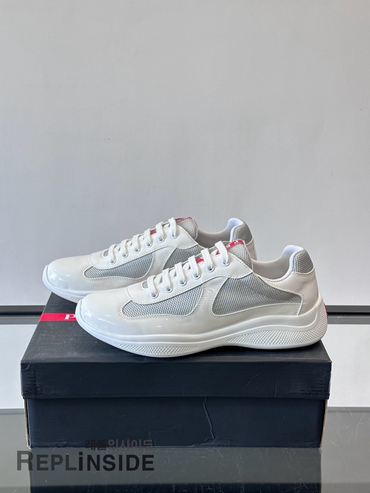 레플리카 명품 [PRADA] 프라다 아메리카 컵 스니커즈 남성용 - 뒷면 실사