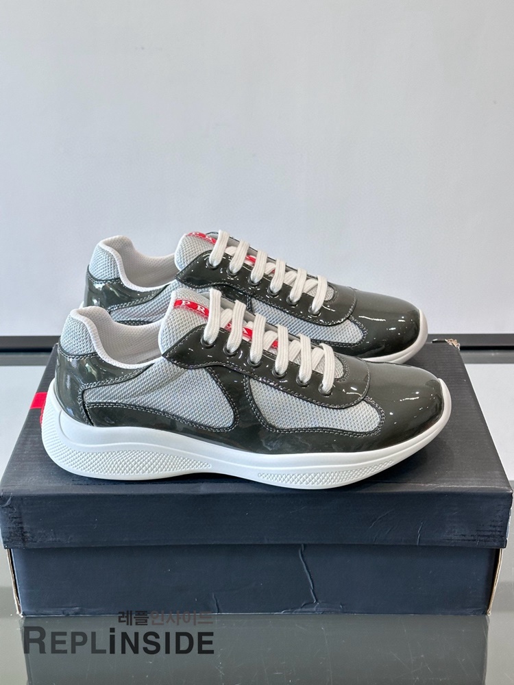 레플리카 명품 [PRADA] 프라다 아메리카 컵 스니커즈 남성용 - 앞면 실사