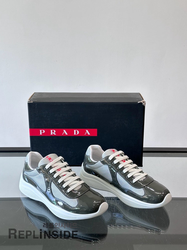 레플리카 명품 [PRADA] 프라다 아메리카 컵 스니커즈 남성용 - 인솔 실사