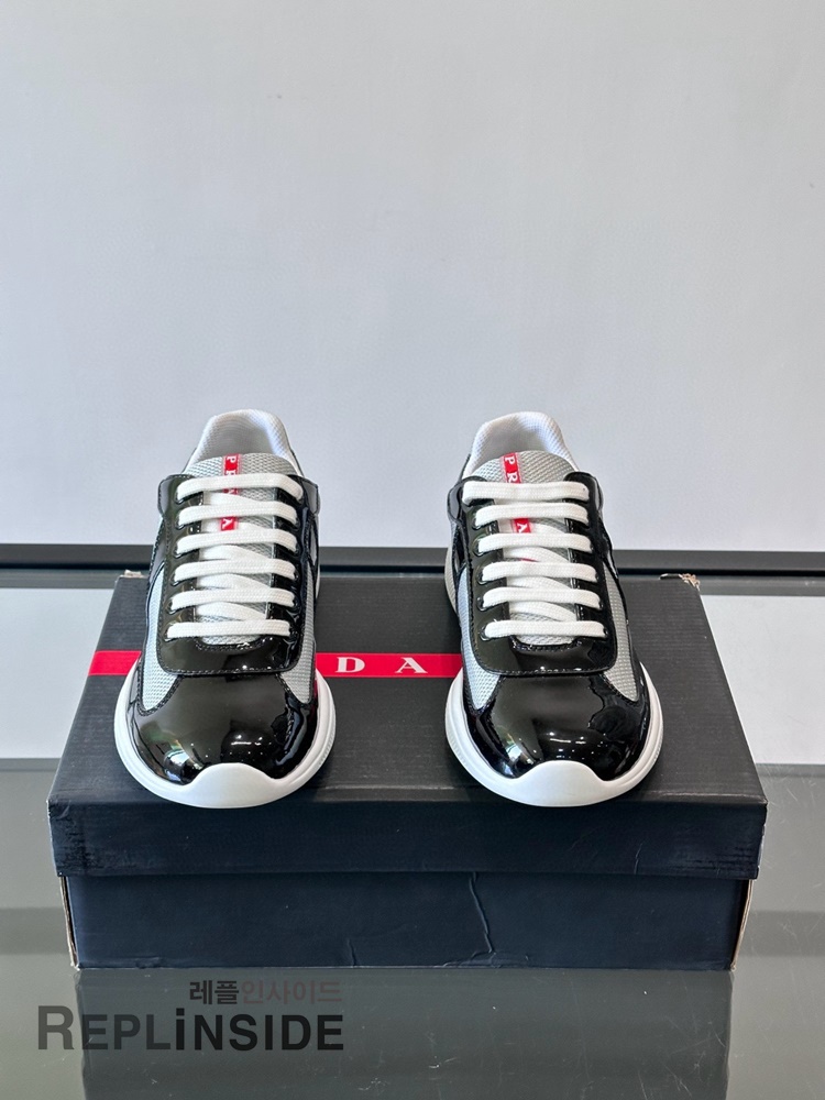 레플리카 명품 [PRADA] 프라다 아메리카 컵 스니커즈 남성용 - 옆면 실사