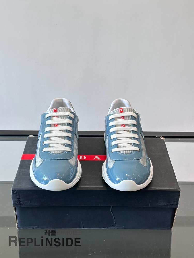 레플리카 명품 [PRADA] 프라다 아메리카 컵 스니커즈 남성용 - 옆면 실사