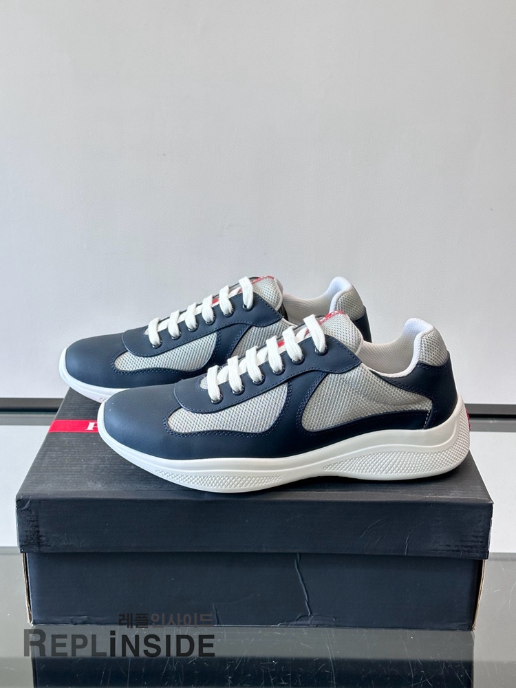 레플리카 명품 [PRADA] 프라다 아메리카 컵 스니커즈 남성용 - 뒷면 실사