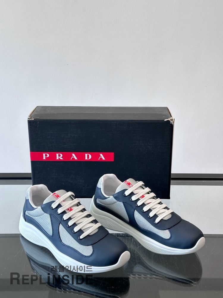 레플리카 명품 [PRADA] 프라다 아메리카 컵 스니커즈 남성용 - 인솔 실사