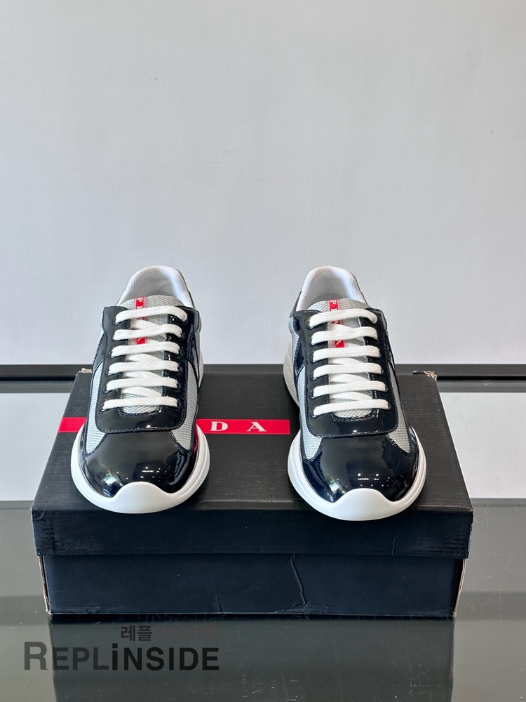 레플리카 명품 [PRADA] 프라다 아메리카 컵 스니커즈 남성용 - 옆면 실사