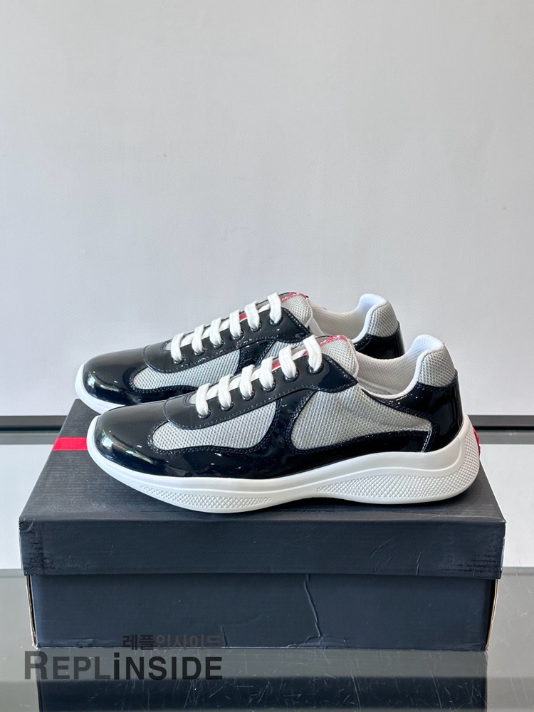 레플리카 명품 [PRADA] 프라다 아메리카 컵 스니커즈 남성용 - 뒷면 실사