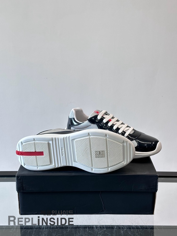 레플리카 명품 [PRADA] 프라다 아메리카 컵 스니커즈 남성용 - 전체 실사