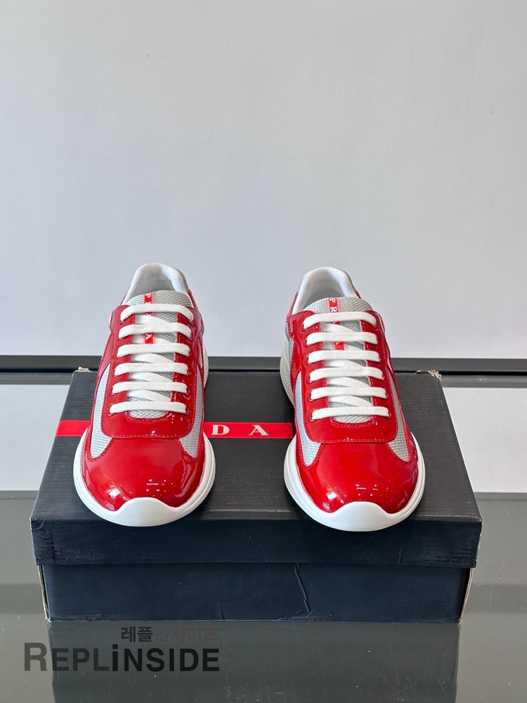 레플리카 명품 [PRADA] 프라다 아메리카 컵 스니커즈 남성용 - 옆면 실사